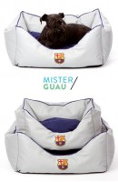 una para perro Gris Barça