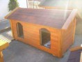 caseta de madera puerta doble